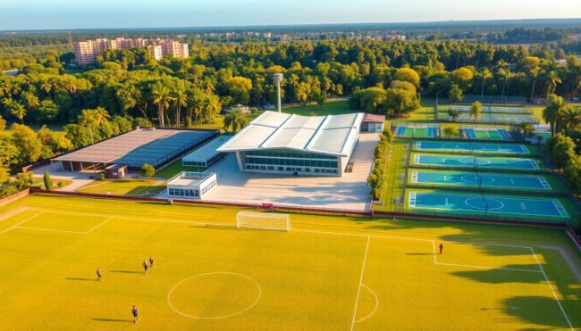how to book sports ground Ambikapur