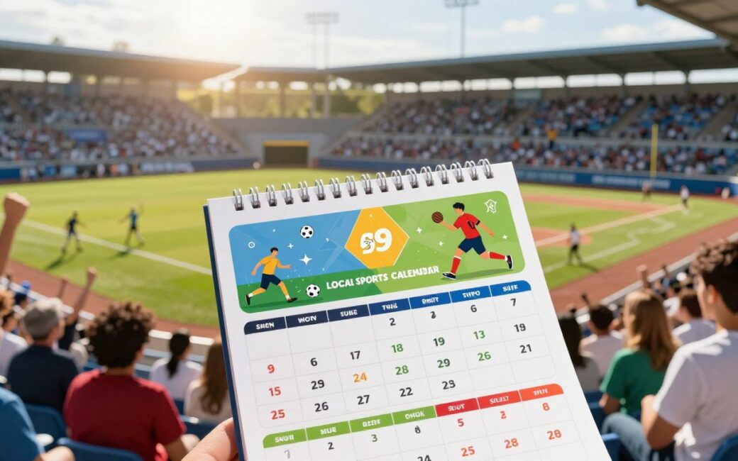 local sports calendar