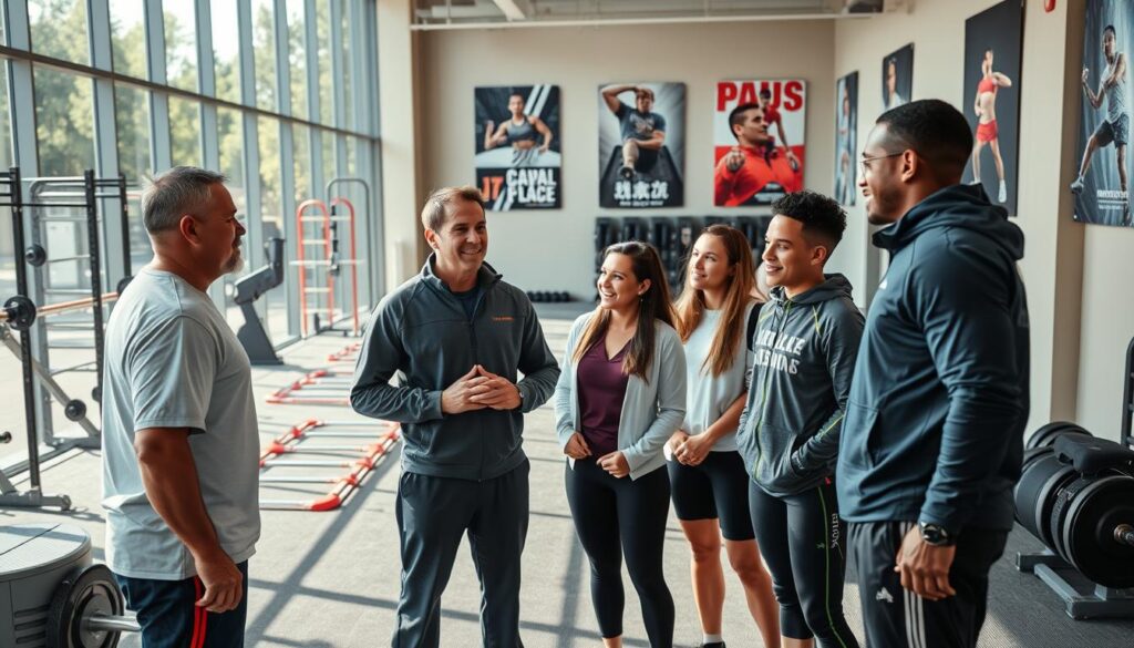 local sports coaches facility tour
